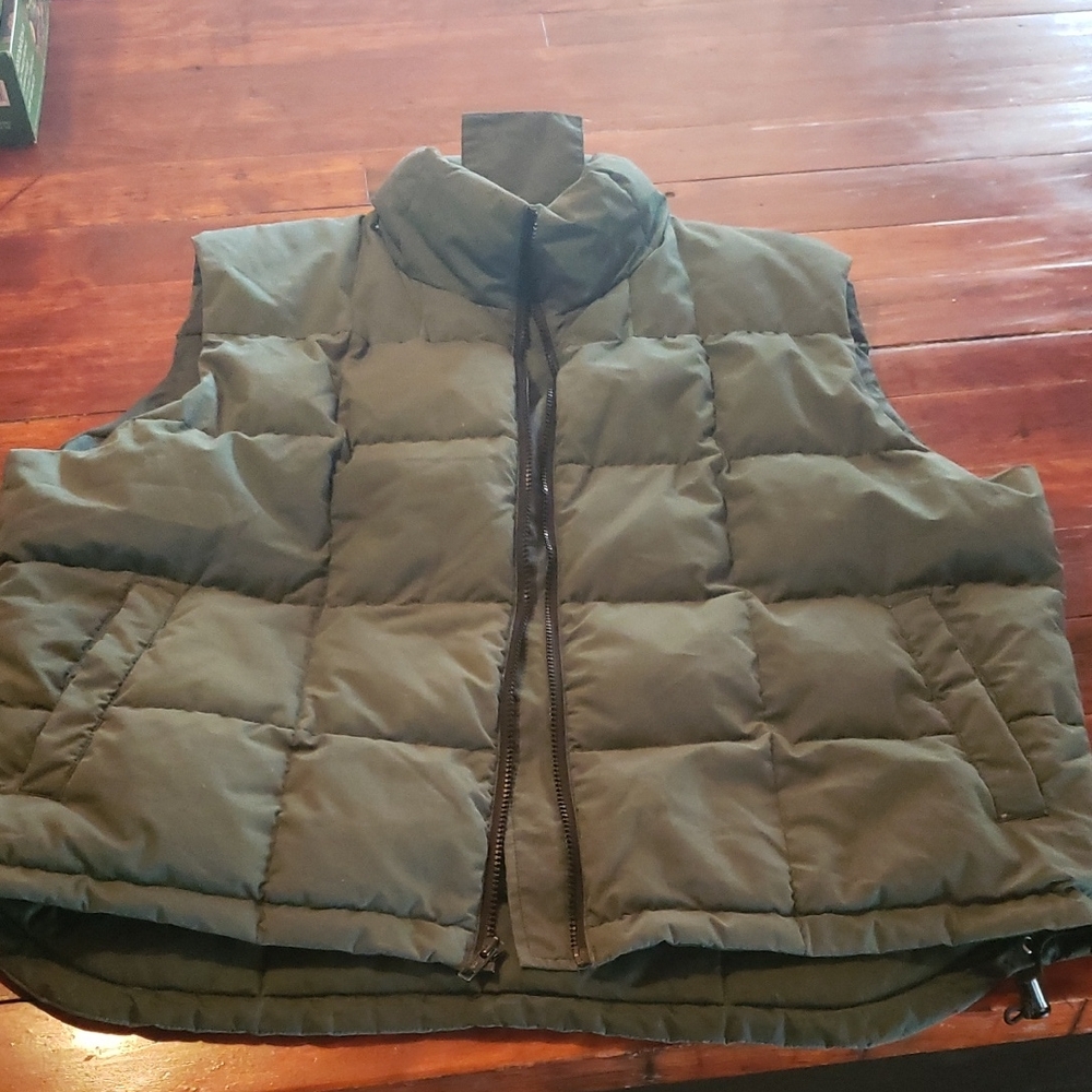 Northwest Territory Olive Quilted Vest